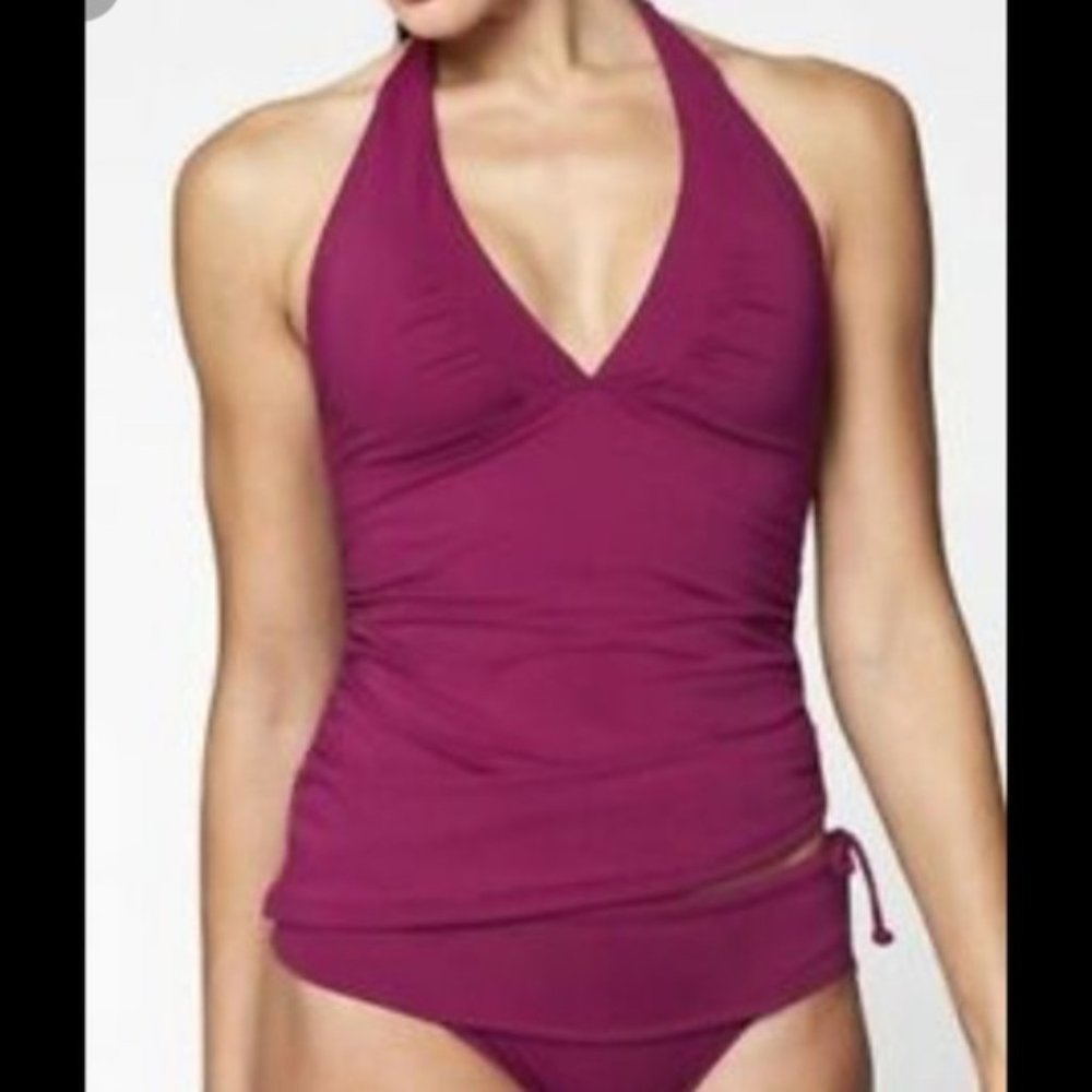 Athleta Shirrendipity Halter Tankini XXS NWT